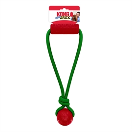 KONG Holiday Jaxx Brights Tug/Ball Mix – Medium